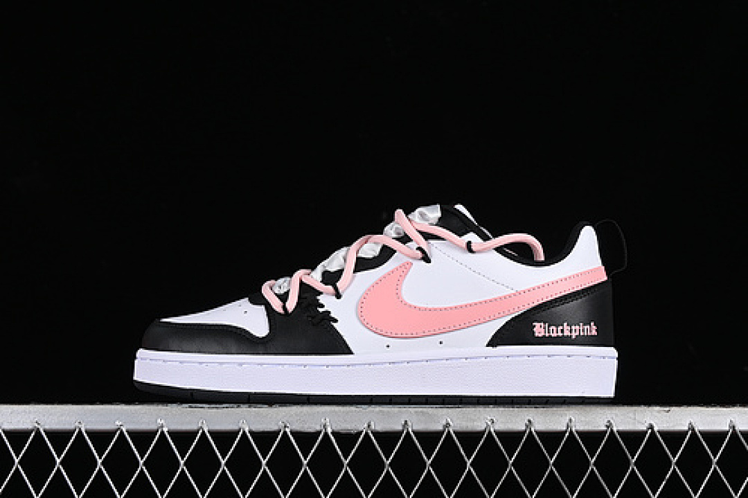 COURT BOROUGH LOW 2 GS WHITE/BLACK/UNIVERSITY RED · BQ5448-110, photo 1