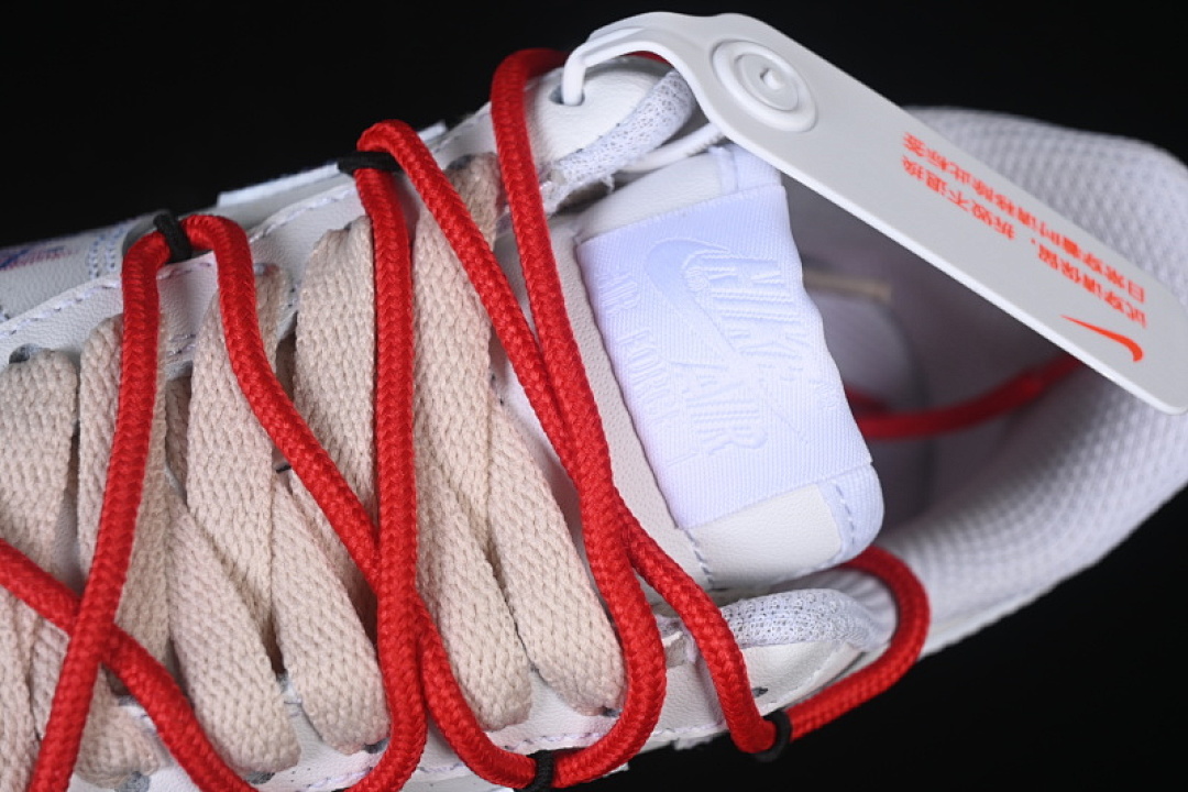 Nike [521-621]-[AIR FORCE 1 07 LOW GEMINI WHITE/RED]-[WOMAN:36-39]-[MAN:40-45] - Image 9