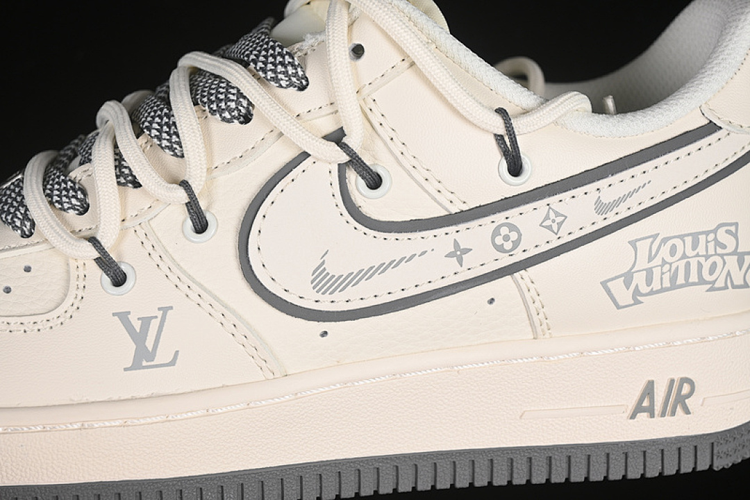 Nike [DM6868-100]-[AIR FORCE 1 07 LOW LV WHITE/GREY]-[WOMAN:36-39]-[MAN:40-45] - Image 8