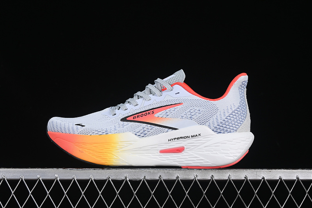 Unbranded [1104341D443]-[BROOKS HYPERION MAX 2 GREY/ORANGE/WHITE]-[MAN:40-45], photo 1