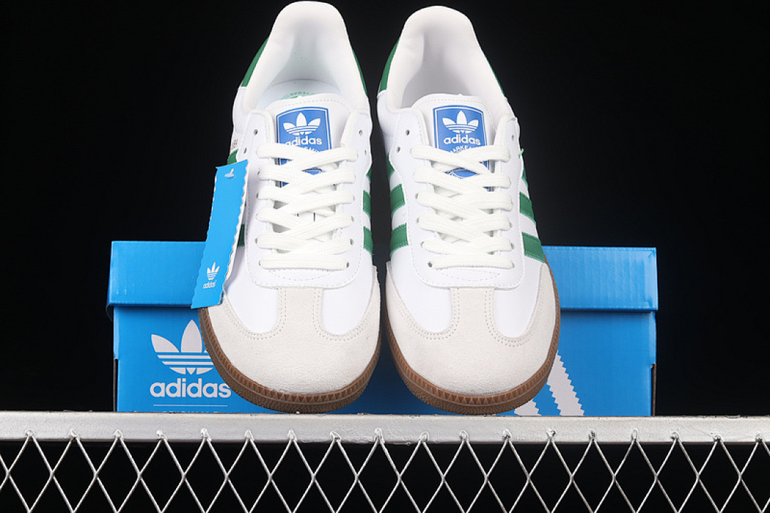 Adidas [EF6552]-[SAMBA OG SHOES FOOTWEAR WHITE/GREEN/BROWN]-[MAN:39-45] - Image 13
