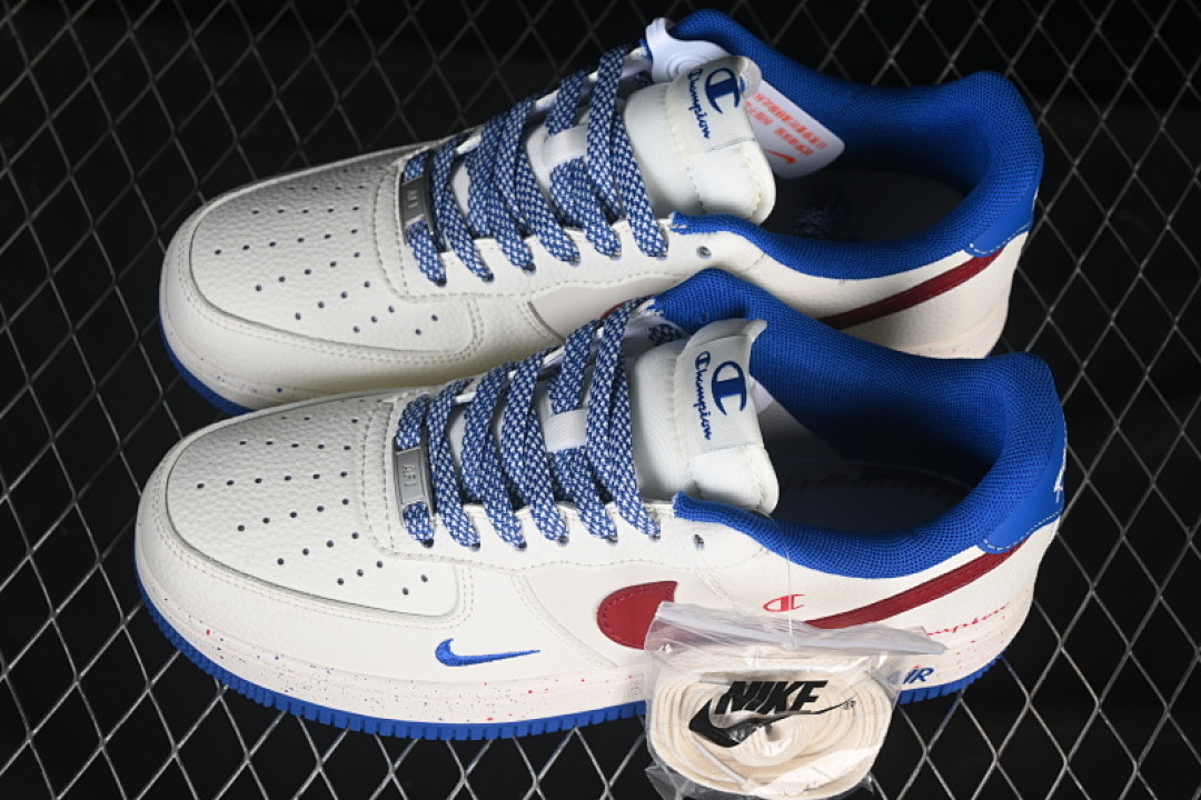 Nike [QW5606-266]-[AIR FORCE 1 07 LOW WHITE/BLUE/RED]-[WOMAN:36-39]-[MAN:40-45] - Image 11