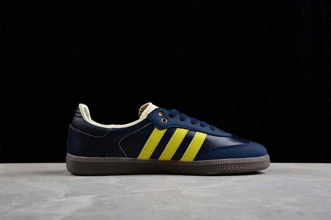 Adidas [S42595]-[WALES BONNER SAMBA SHOES COLLEGIATE NAVY/CREAM WHITE/YELLOW]-[UNISEX:35-45] - Image 12
