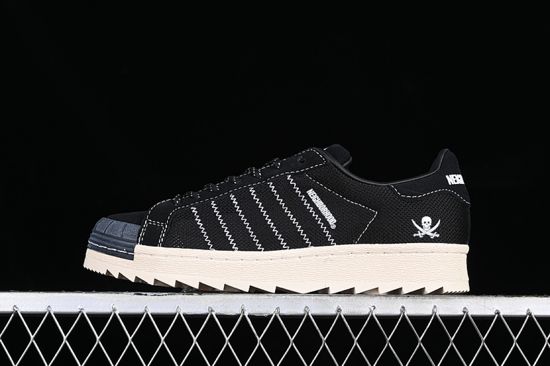 Neighborhood Adidas NEIGHBORHOOD CLOT ORIGINALS SUPERSTAR PNS BLACK/GREY · IE8879, photo 1