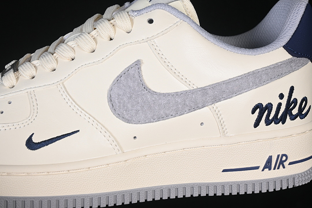 Nike [NH0601-581]-[AIR FORCE 1 07 LOW LOW-TOP CASUAL SNEAKERS WHITE/GREY]-[WOMAN:36-39]-[MAN:40-45] - Image 8