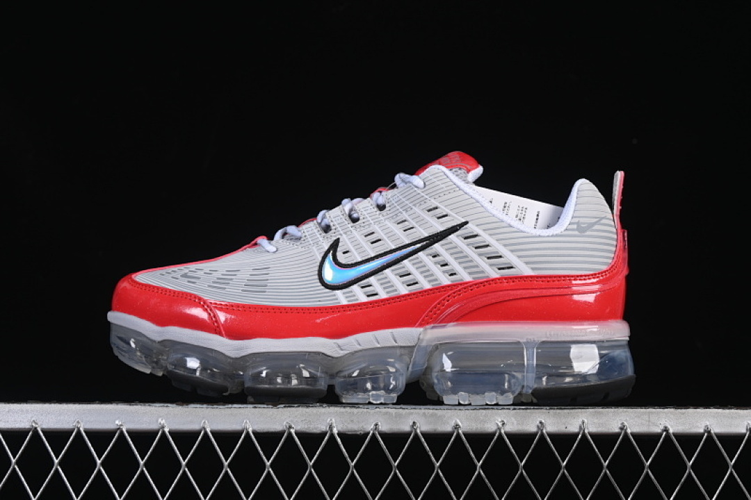 Unbranded [CK2718-002]-[AIR VAPORMAX 360 BREATHABLE RUNNING SHOES RED/GREY]-[WOMAN:35.5-39]-[MAN:40-46.5], photo 1