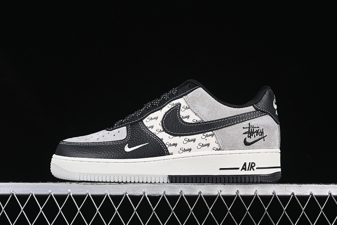 Nike [CH6336-518]-[AIR FORCE 1 07 LOW WHITE/GREY/BLACK]-[WOMAN:36-39]-[MAN:40-45] - Image 2