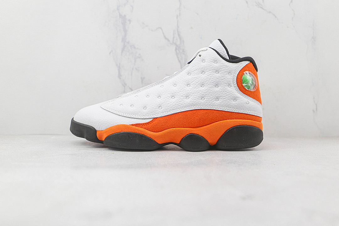 Jordan AIR Jordan 13 RETRO STARFISH WHITE/BLACK/STARFISH · 414571-108, photo 1