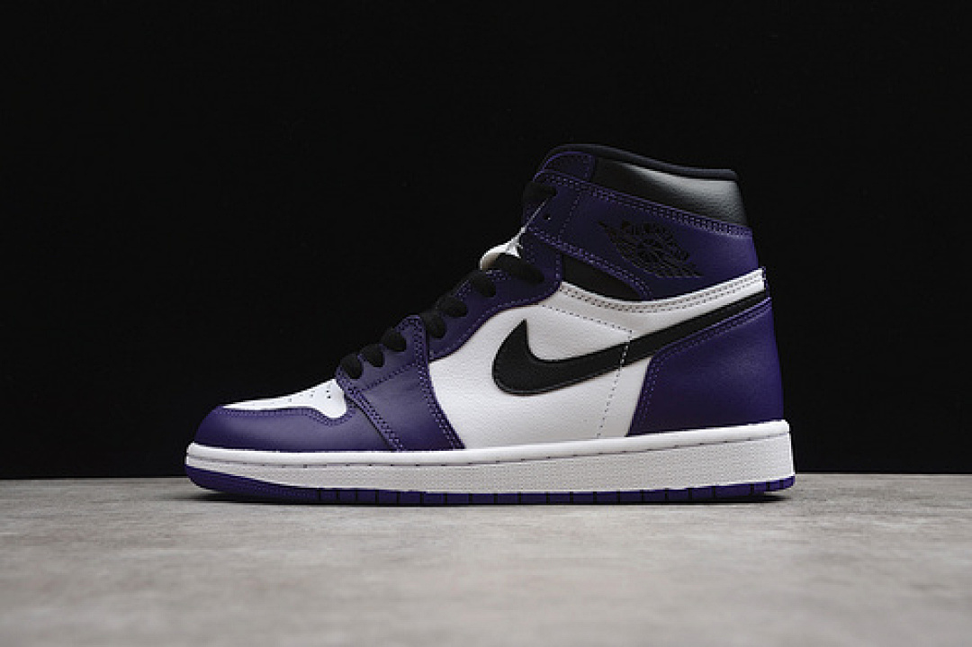 Jordan [555088-500]-[CJ AIR JORDAN 1 HIGH OG COURT PURPLE/WHITE-BLACK]-[MAN:40-46], photo 1