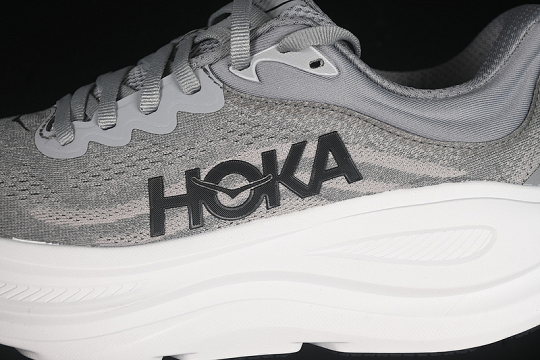 On Running [1162013 GCTC]-[HOKA ONE BONDI 9 GREY/BLACK/WHITE]-[WOMAN:36-39]-[MAN:40-45] - Image 8