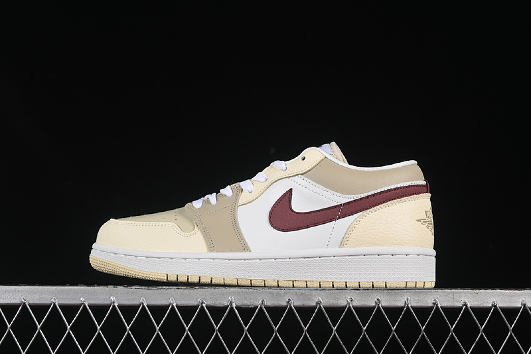 Jordan AIR Jordan 1 LOW WHITE/GREY/YELLOW/RED · HV6530-100, photo 1
