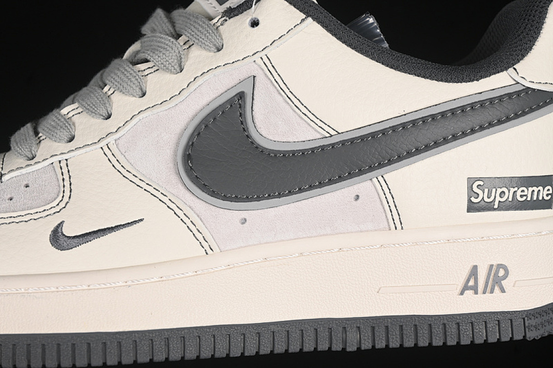 Nike [XZ6188-367]-[AIR FORCE 1 07 LOW SUPREME GREY/WHITE]-[WOMAN:36-39]-[MAN:40-45] - Image 8