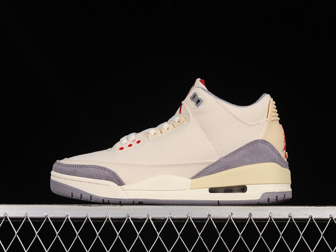 Jordan [DH7139-100]-[AIR JORDAN 3 RETRO SE MUSLIN/UNIVERSITY RED/CEMENT GREY/SAIL]-[MAN:40-46], photo 1