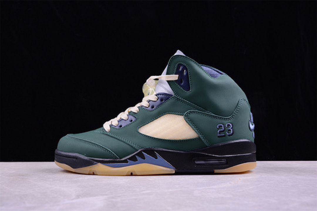 Jordan [FZ5758-003]-[A MA MANIERE X AIR JORDAN 5 WMNS BLACK/GREEN/PURPLE]-[MAN:40-48.5], photo 1
