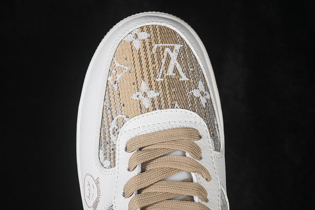 Nike [DW8806-031]-[AIR FORCE 1 07 LOW CASUAL SNEAKERS BROWN/WHITE]-[WOMAN:36-39]-[MAN:40-45] - Image 9