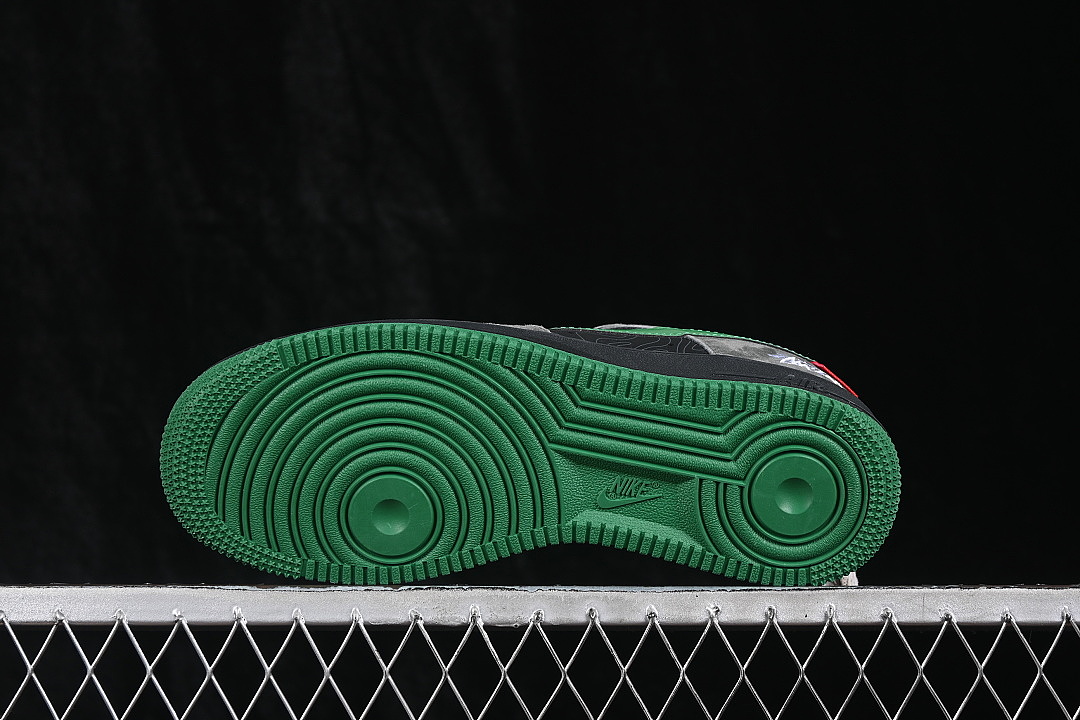 Nike [RJ1988-001]-[AIR FORCE 1 07 LOW CASUAL SNEAKERS GREEN/GREY/BLACK]-[WOMAN:36-39]-[MAN:40-45] - Image 14