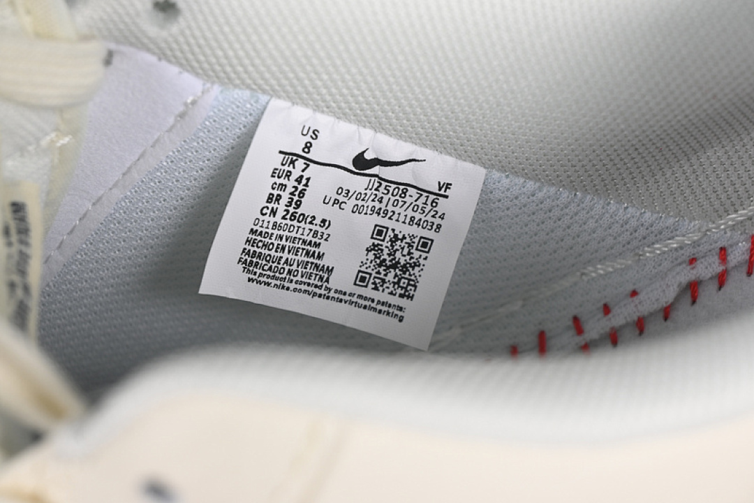 Nike [JJ2508-716]-[AIR FORCE 1 07 LOW WHITE/BLUE/RED]-[WOMAN:36-39]-[MAN:40-45] - Image 6