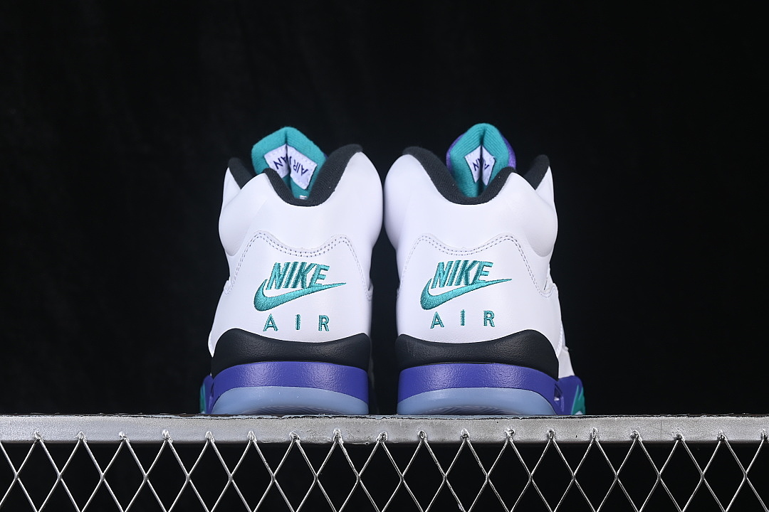 Unbranded [HQ7978-100]-[AIR JORDAN 5 OG AJ5 BASKETBALL SHOES WHITE/PURPLE]-[WOMAN:36-39]-[MAN:40-49] - Image 13