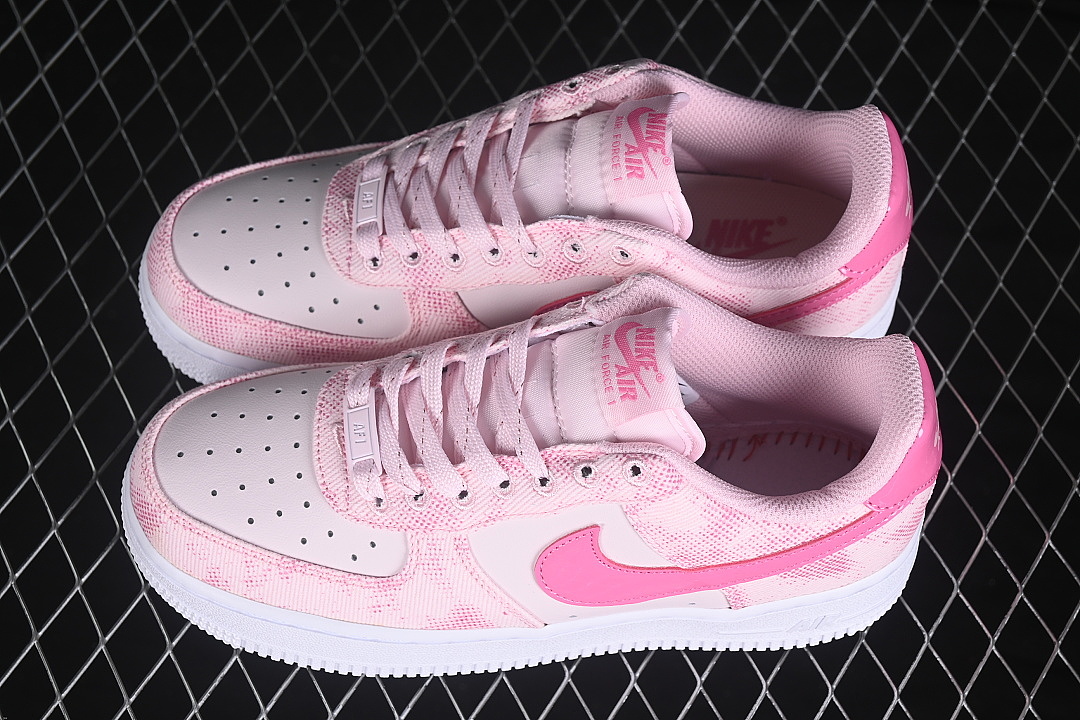 Nike [IR1974-663]-[AIR FORCE 1 07 LOW CASUAL SNEAKERS LIGHT PINK/PINK]-[WOMAN:36-39]-[MAN:40-41] - Image 10