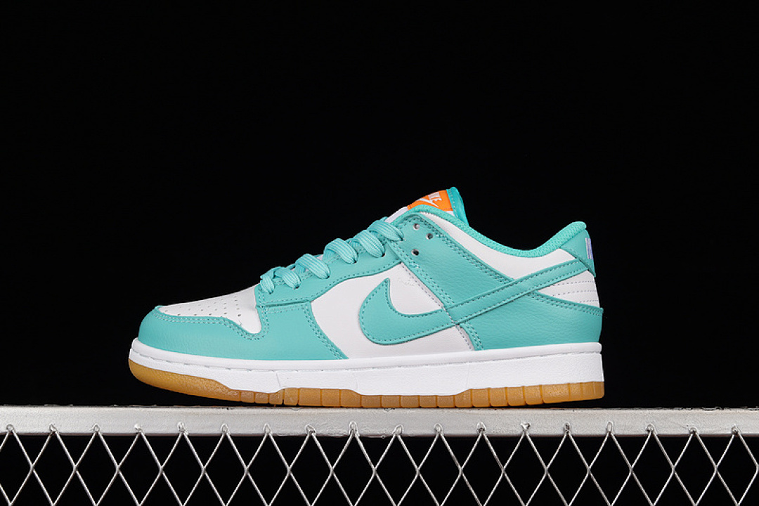 Unbranded [DV2190-100]-[SB DUNK LOW TEAL ZEAL TURQUOISE/WHITE/ORANGE]-[WOMAN:36-39]-[MAN:40-45], photo 1