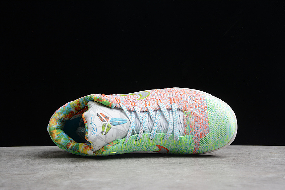 Nike [678301-904]-[KOBE 9 ELITE PREMIUM WHAT THE KOBE MULTI-COLOR/REFLECT SILVER-CHLORINE (BLUE]) - Image 12