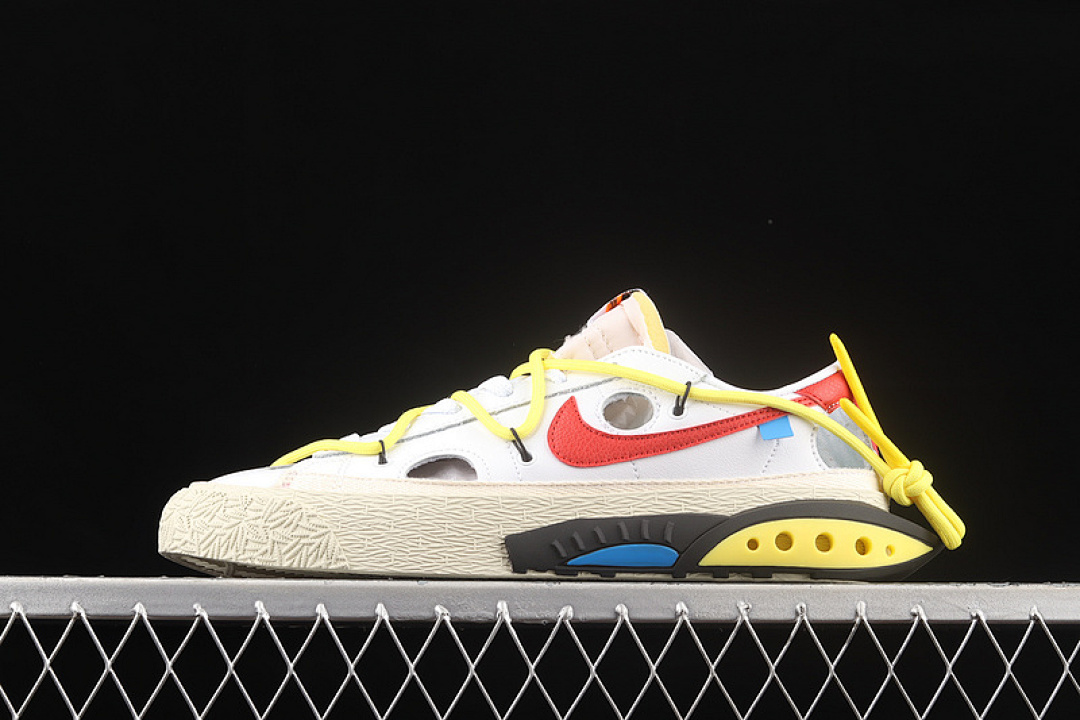 Off-White [DH7863-100]-[OFF-WHITE X BLAZER LOW WHITE/UNIVERSITY RED/WHITE]-[WOMAN:36-39]-[MAN:40-46], photo 1