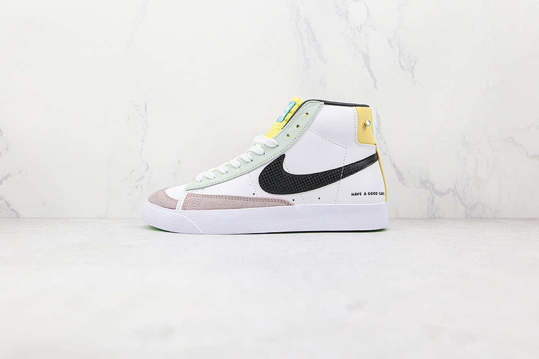 Unbranded [DD2331-101]-[BLAZER MID WHITE/YELLOW/GREEN-BLACK]-[WOMAN:36-39]-[MAN:40-44], photo 1
