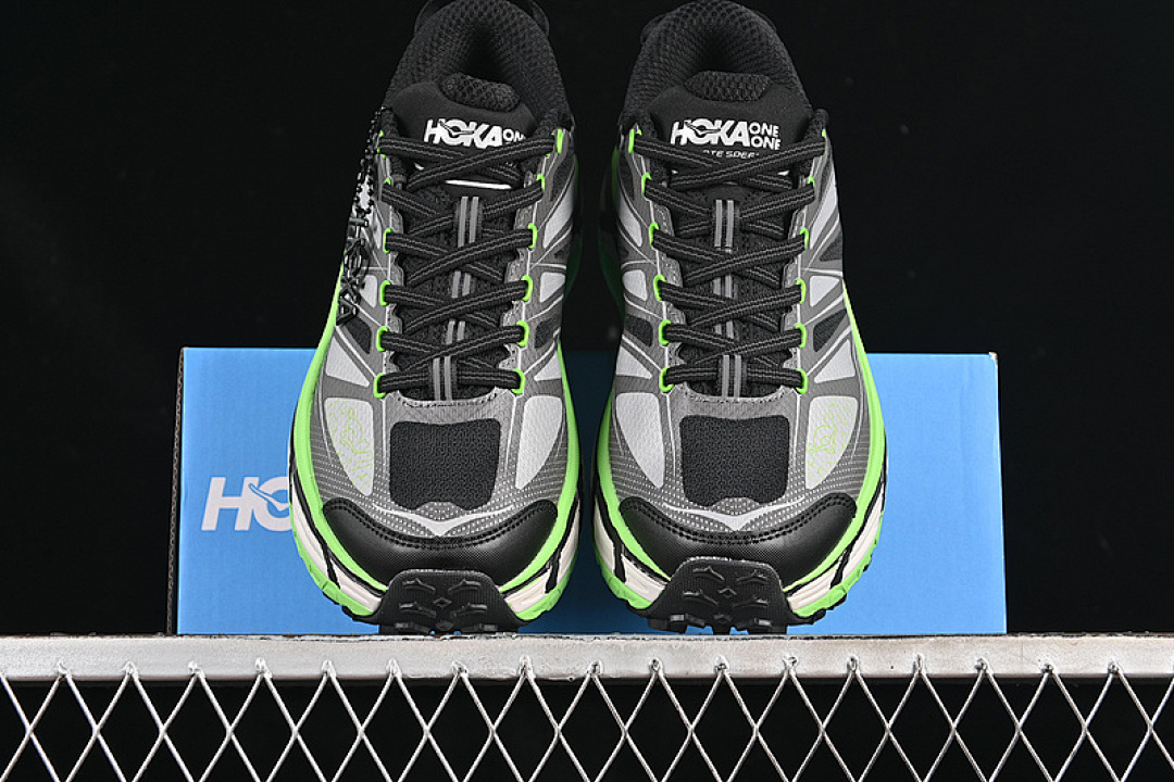 Hoka [1126851 BCKLC]-[HOKA MAFATE THREE 2 GREY/BLACK/GREEN]-[WOMAN:36-39]-[MAN:40-45] - Image 13