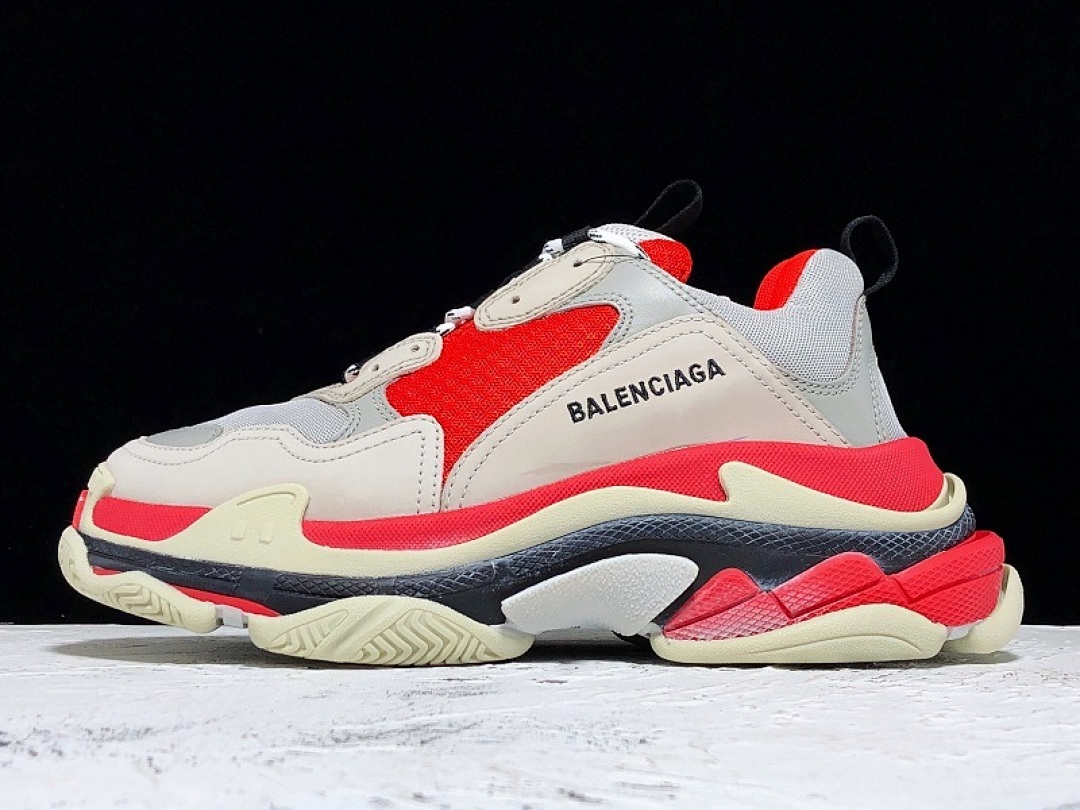 On Running [ECBA700336A]-[ZH/PLUS TRIPLE S SNEAKER DADSHOE RED/GREY]-[UNISEX:35-45], photo 1