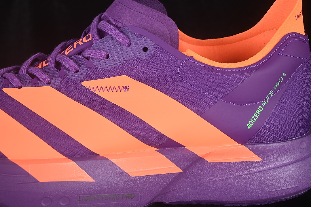 Adidas [KK0619]-[BREATHABLE LOW TOP RUNNING SHOES PURPLE/ORANGE]-[WOMAN:36-39]-[MAN:40-46] - Image 7