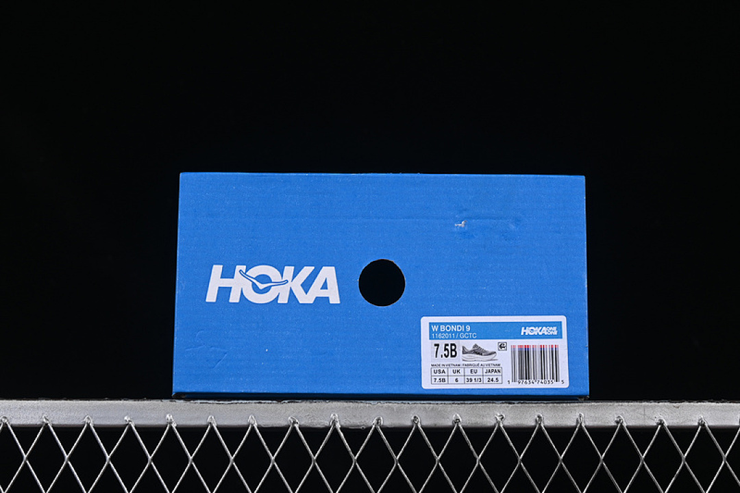 On Running [1162011 GCTC]-[HOKA ONE BONDI 9 BLACK/WHITE/GREY]-[WOMAN:36-39]-[MAN:40-45] - Image 12