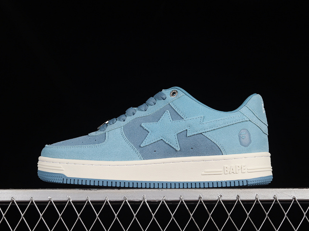 Bape [1H70191004]-[BAPE STA TOKYO CASUAL SHOES BLUE/BLUE/WHITE]-[WOMAN:36-39]-[MAN:40-45], photo 1