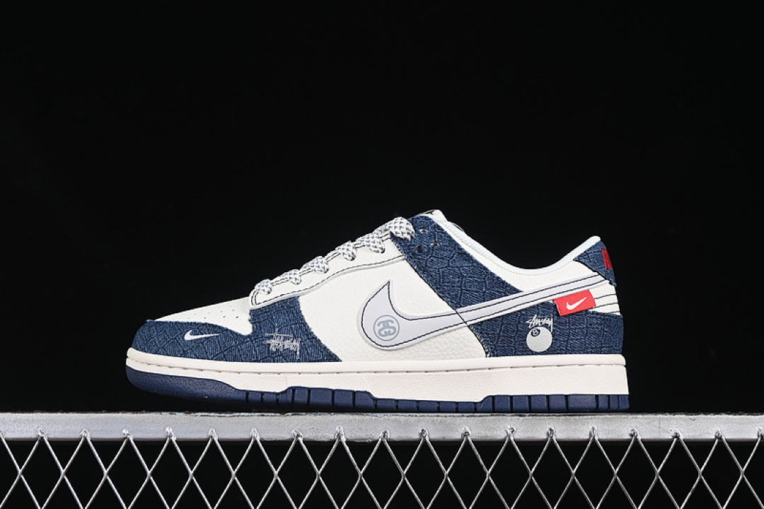 Unbranded [ZH2598-268]-[SB DUNK LOW WHITE/GREY/BLUE]-[WOMAN:36-39]-[MAN:40-45], photo 1
