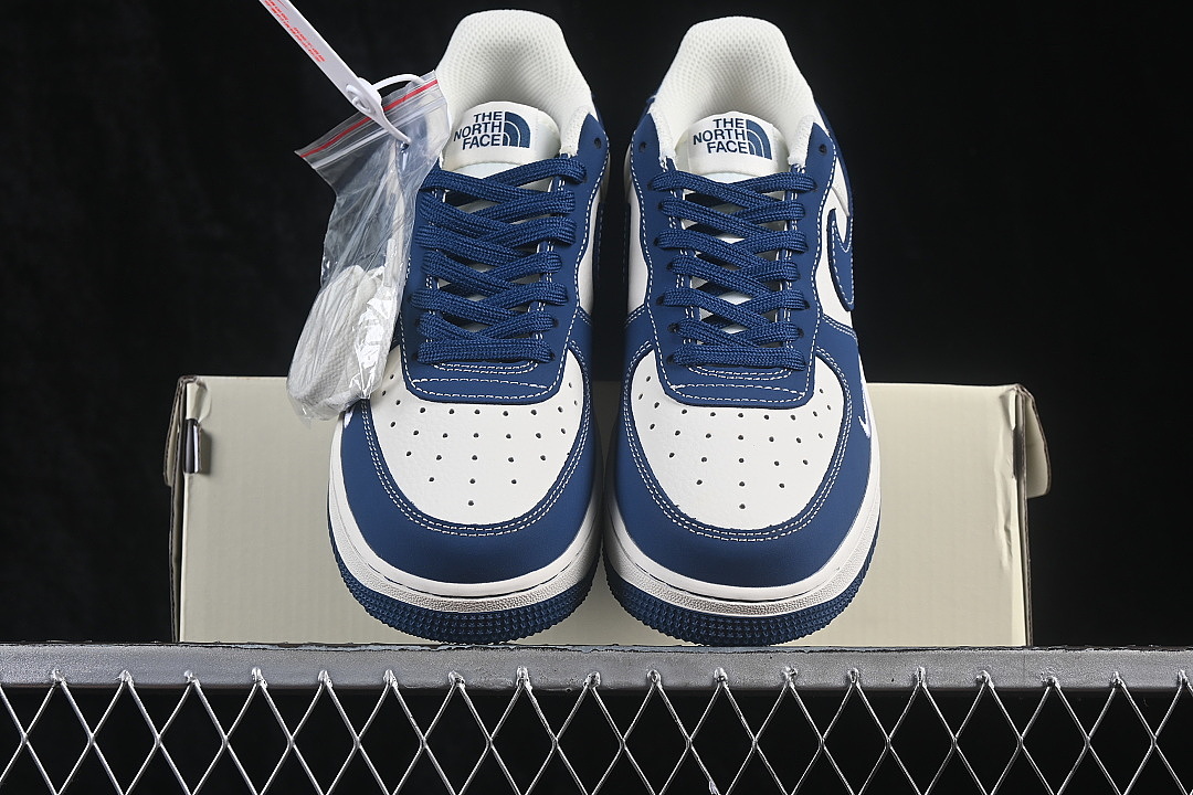 Nike [DD1982-366]-[AIR FORCE 1 07 LOW CASUAL SNEAKERS NAVY BLUE/WHITE]-[WOMAN:36-39]-[MAN:40-45] - Image 12