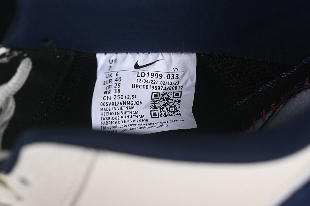 Nike [LD1999-033]-[AIR FORCE 1 07 LOW CASUAL SNEAKERS WHITE/GREY/BLUE]-[WOMAN:36-39]-[MAN:40-45] - Image 6