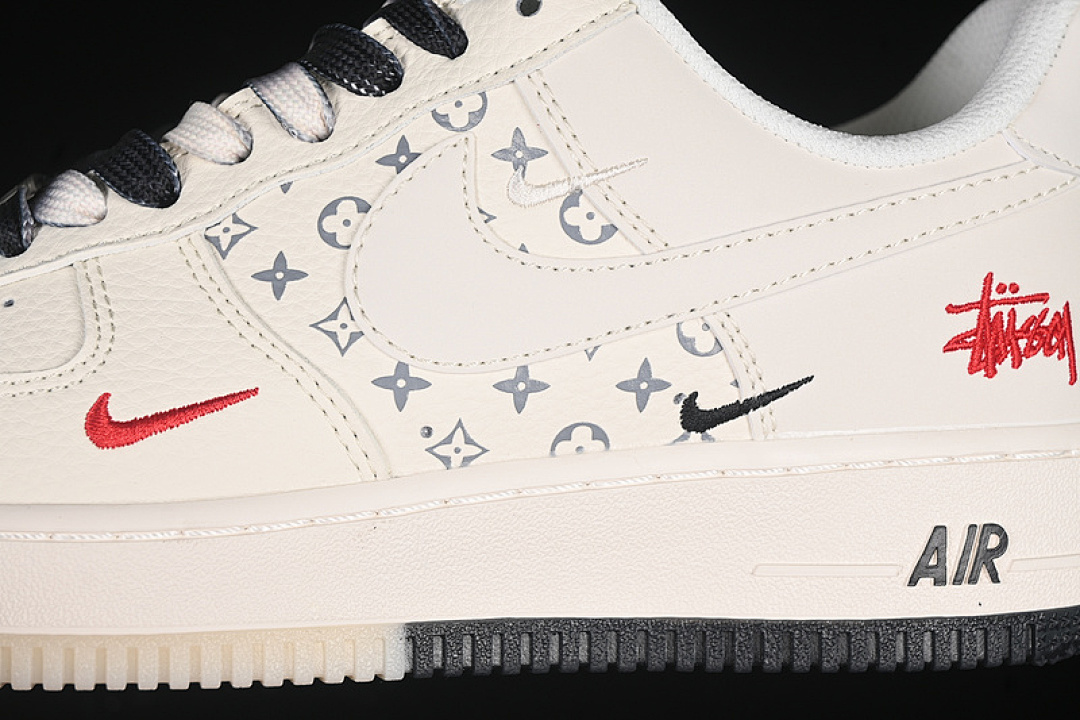 Nike [HH7518-076]-[AIR FORCE 1 07 LOW BEIGE/BLACK]-[WOMAN:36-39]-[MAN:40-45] - Image 8