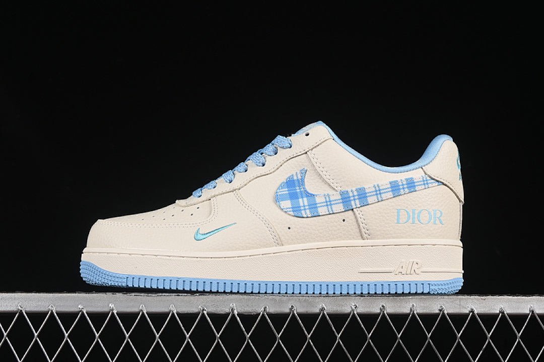 Nike [KK1988-072]-[AIR FORCE 1 07 LOW BLUE/BEIGE]-[WOMAN:36-39]-[MAN:40-45], photo 1