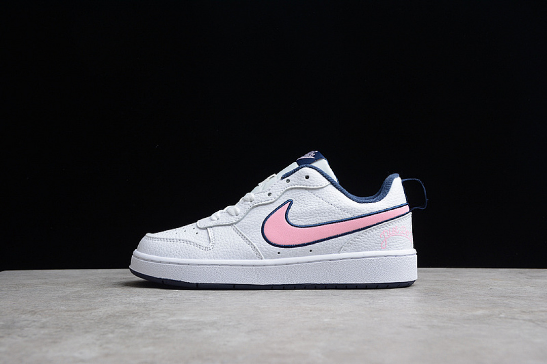 Unbranded [DB3090-100]-[COURT BOROUGH LOW BR/RS WHITE/NAVY BLUE/PINK]-[WOMAN:36-40], photo 1