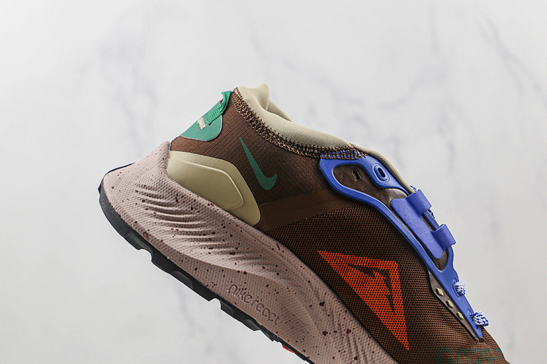 Nike [DR0137-200]-[PEGASUS TRAIL 3 GTX COCAO WOW/HYPER ROYAL/MALACHITE/RUSH ORANGE]-[UNISEX:36-45] - Image 5