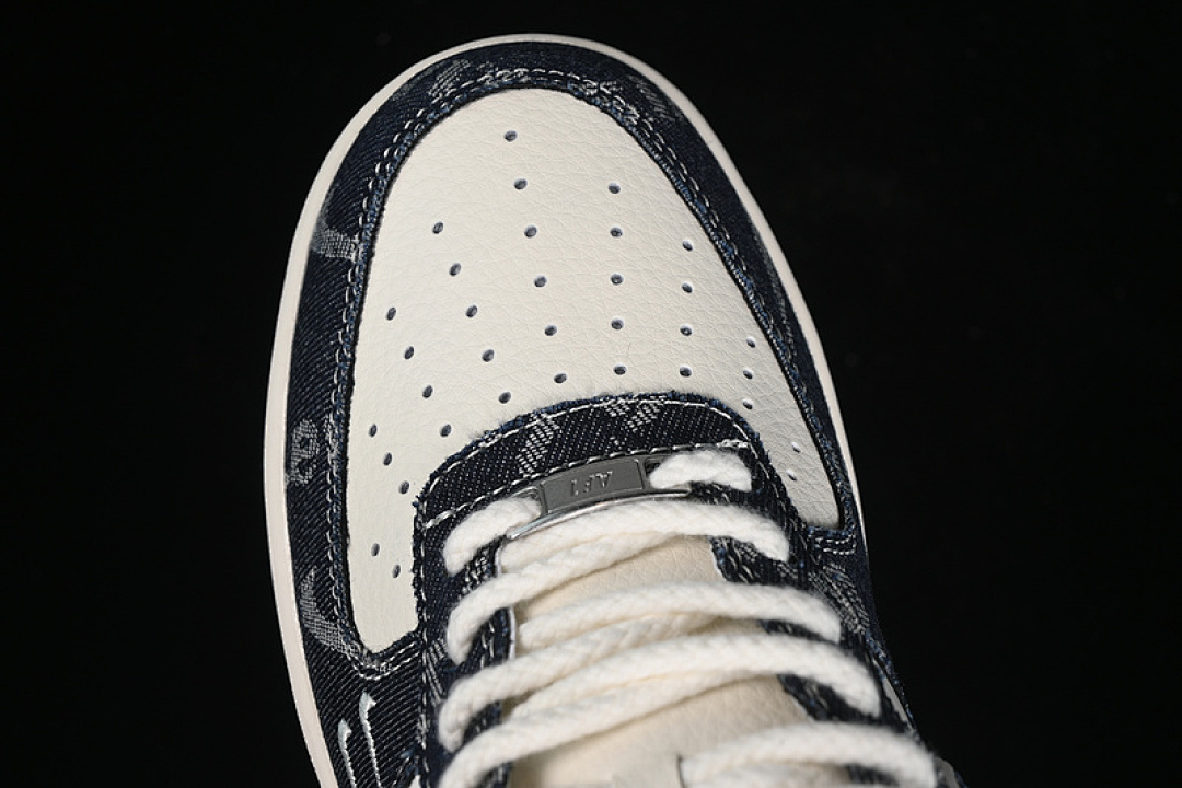 Nike [SJ6698-002]-[AIR FORCE 1 07 LOW WHITE/BLUE/GREY]-[WOMAN:36-39]-[MAN:40-45] - Image 10