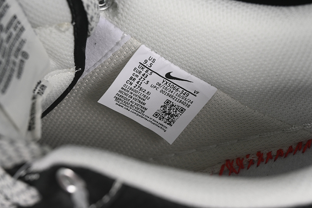 Nike [YX5066-349]-[AIR FORCE 1 07 LOW LV WHITE/GREY/BLACK]-[WOMAN:36-39]-[MAN:40-45] - Image 6