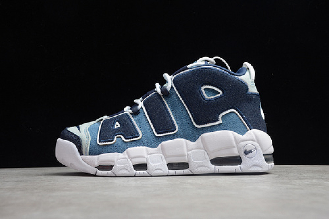 Nike [CJ6125-100]-[AIR MORE UPTEMPO WHITE/OBSIDIAN-TOTAL ORANGE]-[WOMAN:36-39]-[MAN:40-45], photo 1
