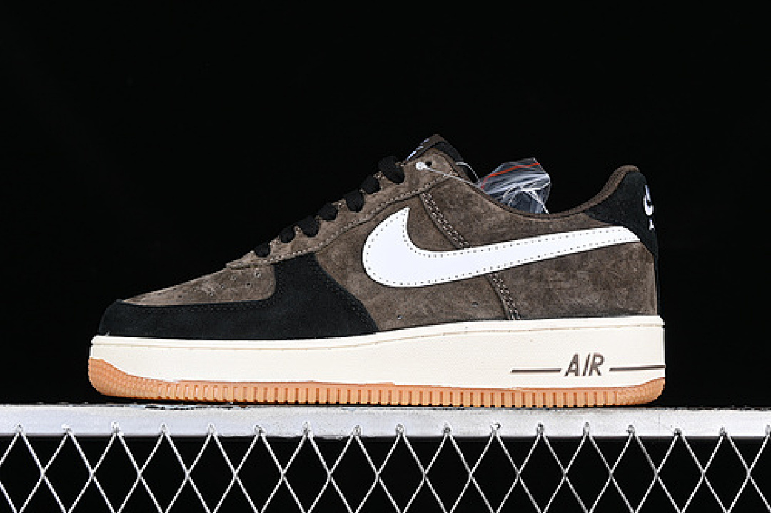 Nike [AV0383-230]-[AIR FORCE 1 07 LOW WHITE/BLACK/GREY/BROWN]-[WOMAN:36-39]-[MAN:40-45], photo 1
