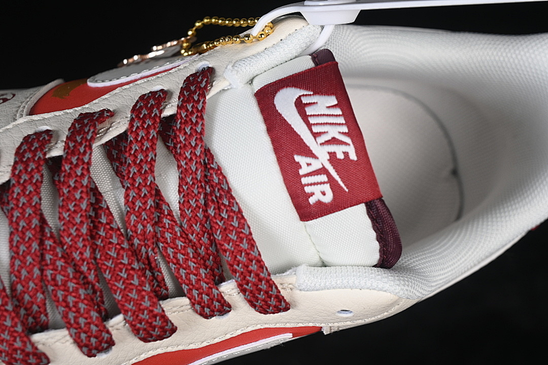 Nike [JP2026-151]-[AIR FORCE 1 07 LOW WHITE/RED/GOLD/GREY]-[WOMAN:36-39]-[MAN:40-45] - Image 9