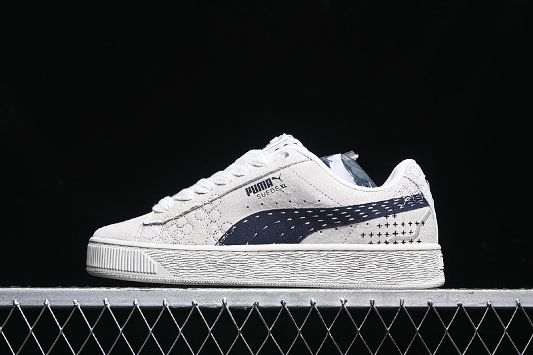 Puma [395777-02]-[PUMA SUEDE XL WARM WHITE/GREY/BLUE]-[WOMAN:36-39]-[MAN:40-45], photo 1