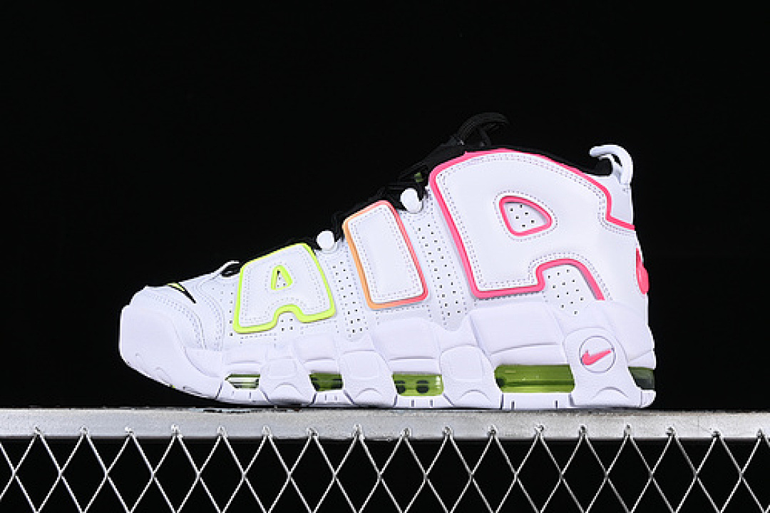 Nike Nike AIR MORE UPTEMPO 96 QS WHITE/PINK/GREEN/ORANGE · FD0865-100, photo 1