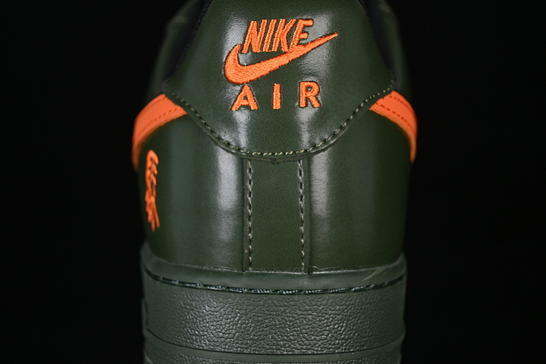 Nike [XY9025-010]-[AIR FORCE 1 07 LOW GREEN/ORANGE]-[WOMAN:36-39]-[MAN:40-45] - Image 7