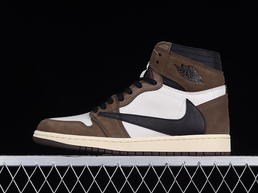 Jordan [CD4487-100]-[OG TRAVIS SCOTT AIR JORDAN 1 HIGH OG TS SP SAIL/BLACK-DARK MOCHA-UNIVERSITY (RED]), photo 1