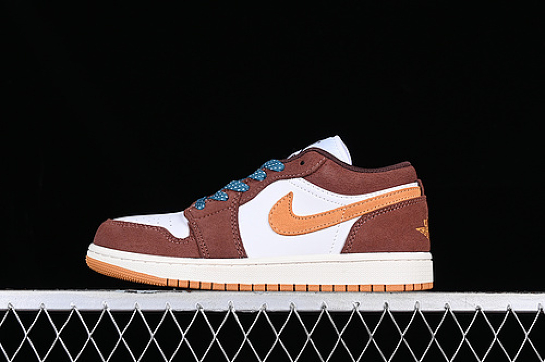 Jordan [FB2216-200]-[AIR JORDAN 1 LOW CACAO WOW AJ1 WHITE/BROWN]-[WOMAN:36-39]-[MAN:40-46], photo 1