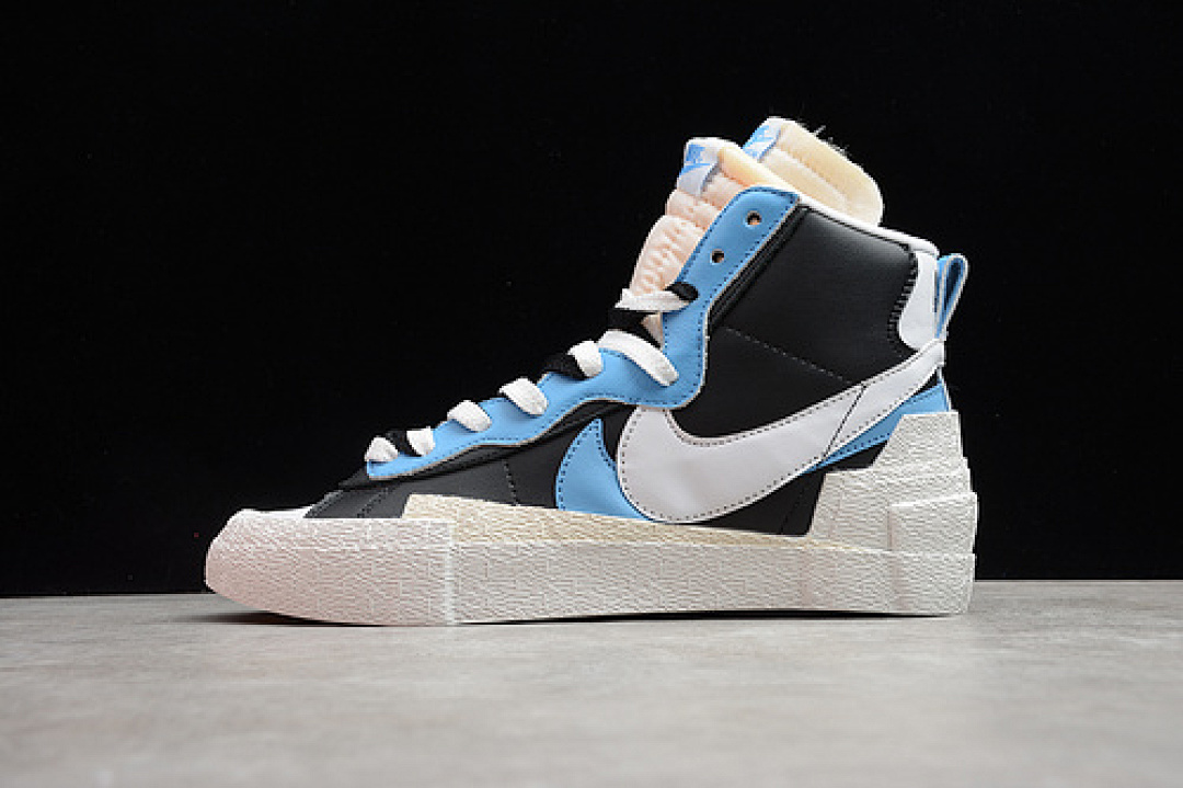Sacai [BV0072 -001]-[SACAI X BLAZER MID BLACK/UNIVERSITY BLUE/WHITE]-[UNISEX:36-45], photo 1